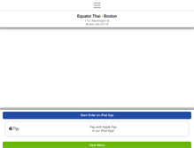 Tablet Screenshot of bostonequator.com